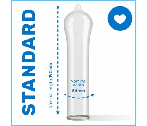 Pasante Red Ribbon 144-Pack - Natural Fit, Vegan, CE Certified Condoms