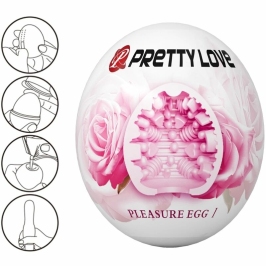 Pretty Love BM-00900T90 Intimate Stimulation Egg Pink, Waterproof, Compact