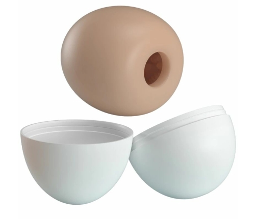 Pretty Love BM-00900T90-1 Intimate Egg Device, Flexible, Flesh, 5.5x6.7cm