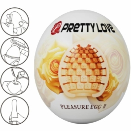Pretty Love BM-00900T90-1 Intimate Egg Device, Flexible, Flesh, 5.5x6.7cm