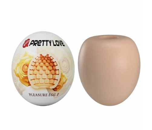 Pretty Love BM-00900T90-1 Intimate Egg Device, Flexible, Flesh, 5.5x6.7cm