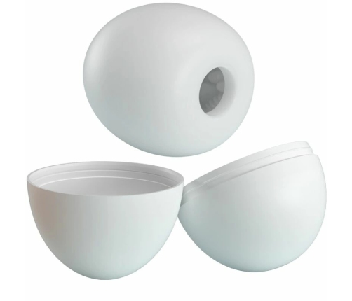 Pretty Love BM-00900T90-2 Intimate Egg Device White, Flexible TPR