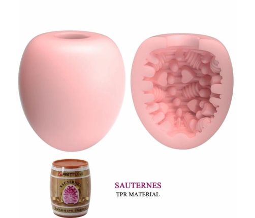 Pretty Love BM-00900T91 Intimate Egg Device Pink Flexible TPR 6.7cm