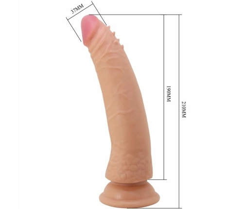 Pretty Love Model 2 Flexible Intimate Device 21cm Flesh TPR Vertebral Core