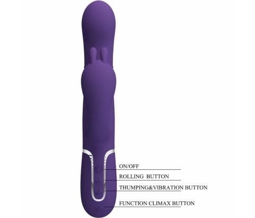Pretty Love Cammy Multifunction Intimate Machine Purple