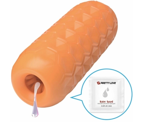 Pretty Love Twin Balls BM-009230NQ Intimate Device Orange 19.5cm