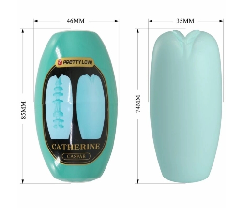 Pretty Love Catherine Intimate Sleeve Aqua Green Compact TPR 85x46mm