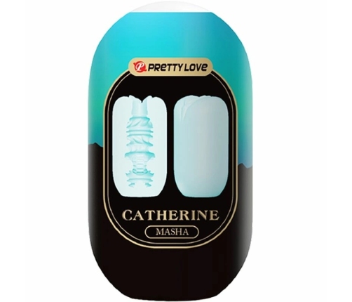 Pretty Love Masha Blue Intimate Sleeve System, TPR, Waterproof, Compact