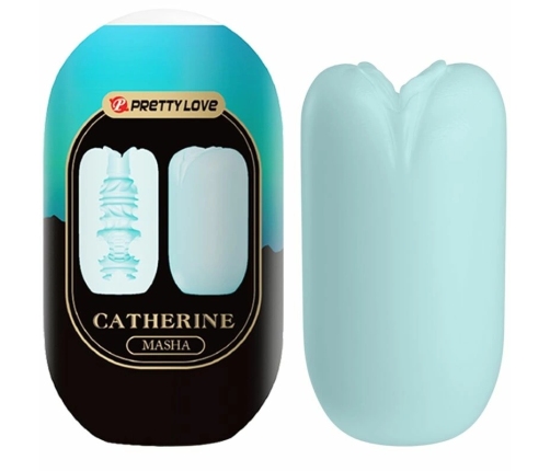 Pretty Love Masha Blue Intimate Sleeve System, TPR, Waterproof, Compact