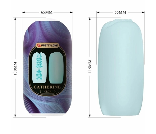 Pretty Love Olga Blue Intimate Stimulation Device Compact TPR ABS