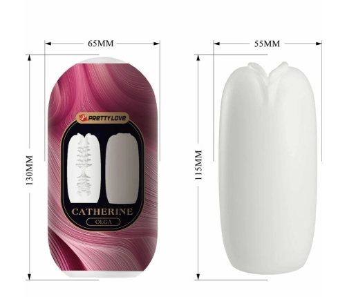 Pretty Love Olga Intimate Machine White Compact Model TPR/ABS