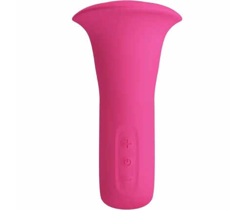 Pretty Love Clyde Pink Vibrating Tongue Model, 12 Modes, USB, Silicone