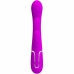 Pretty Love Shania Triple Vibrating Silicone Device Pink, 7 Modes