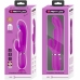 Pretty Love Shania Triple Vibrating Silicone Device Pink, 7 Modes