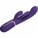Pretty Love Shania Triple System Intimate Vibrator Purple Silicone USB