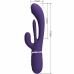 Pretty Love Shania Triple System Intimate Vibrator Purple Silicone USB