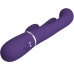 Pretty Love Shania Triple System Intimate Vibrator Purple Silicone USB