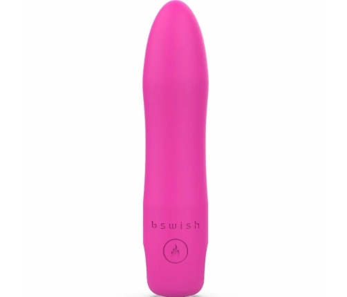 B Swish Bcute Infinite Heat Pink - Heated Silicone Compact Massager