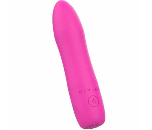 B Swish Bcute Infinite Heat Pink - Heated Silicone Compact Massager
