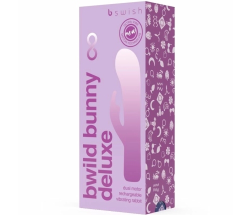 B Swish Bwild Bunny Infinite Deluxe Intimate Massager 10 Modes Purple