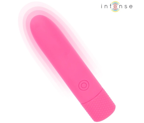 INTENSE SYMONE USB Mini Vibrating Device Pink 8 Modes 10cm x 2.2cm