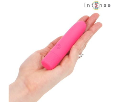 INTENSE SYMONE USB Mini Vibrating Device Pink 8 Modes 10cm x 2.2cm