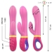 INTENSE Daphne Pink Dual-Action Silicone Rabbit with Multi-Mode Vibration