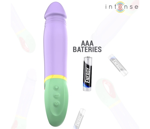 INTENSE Velma Classic Vibrator Purple - Waterproof Silicone, Multi-Speed