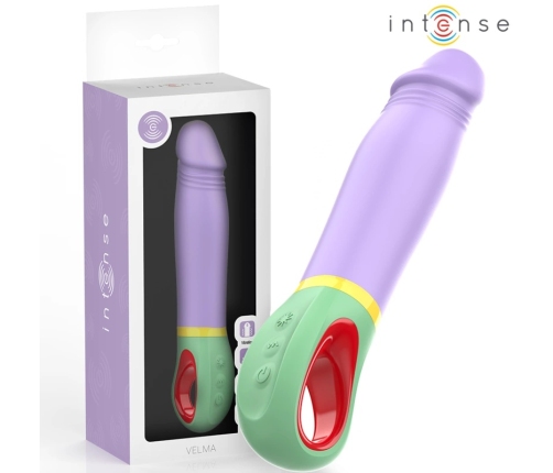 INTENSE Velma Classic Vibrator Purple - Waterproof Silicone, Multi-Speed