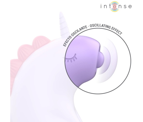 Intense Sweetie Unicorn Shape Tongue Stimulator Pink Silicone USB IPX7