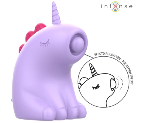 Intense Sweetie Unicorn Shape Tongue Stimulator Pink Silicone USB IPX7