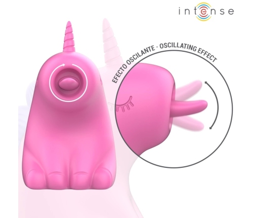 INTENSE Pinkie 360 Rotating Tongue System, Unicorn Design, Fuchsia, USB