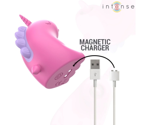 INTENSE Pinkie 360 Rotating Tongue System, Unicorn Design, Fuchsia, USB