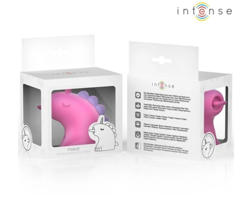 INTENSE Pinkie 360 Rotating Tongue System, Unicorn Design, Fuchsia, USB