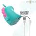 INTENSE Trixie Unicorn Tongue Tapping Stimulator Green Silicone IPX7