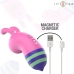 INTENSE Willie Bee-Shaped Pulsating Tongue Device, Pink-Green, USB, IPX7