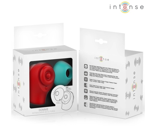 INTENSE Donnie External Stimulator Red/Green Compact Rechargeable