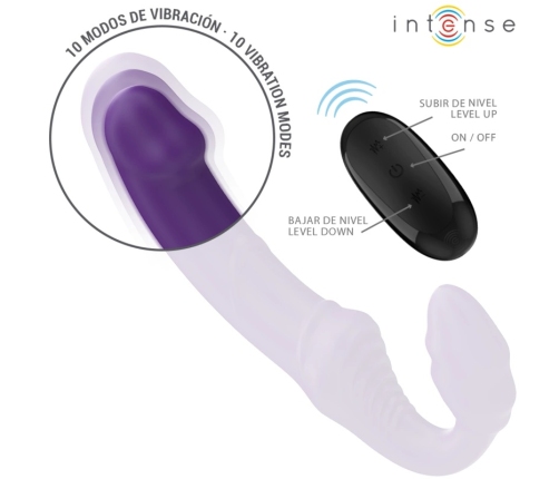 Intense JILL Double Stimulation Device 20 cm Purple Remote USB