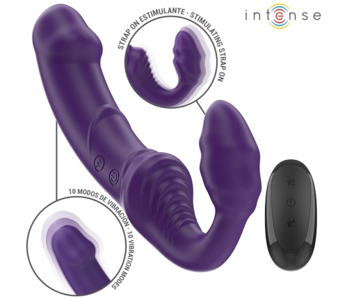 Intense JILL Double Stimulation Device 20 cm Purple Remote USB
