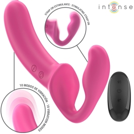 INTENSE AMY Dual Action Vibrating Device 20 cm Pink with Remote Control INTENSE AMY Dual Action Vibrating Device 20 cm Pink with Remote Control