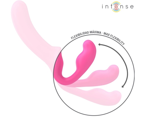 INTENSE AMY Dual Action Vibrating Device 20 cm Pink with Remote Control