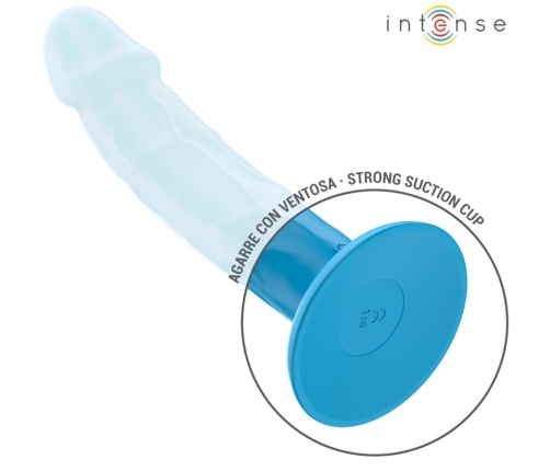 INTENSE - PHOEBE VIBRADOR REALÍSTICO 10 VIBRACIONES AZUL CONTROL REMOTO