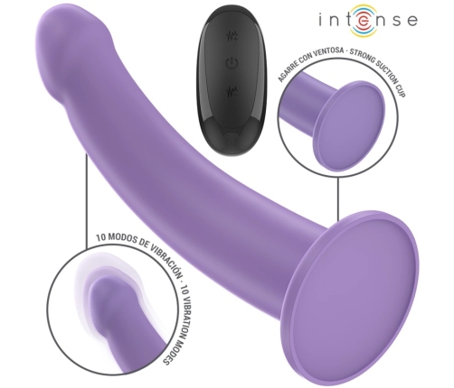 Intense Eddie Remote Control Silicone Intimate Machine 17.5cm Purple 10 Modes