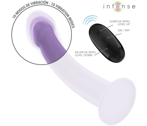 Intense Eddie Remote Control Silicone Intimate Machine 17.5cm Purple 10 Modes