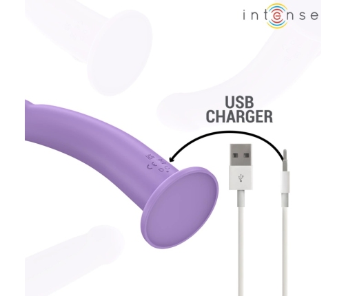 Intense Eddie Remote Control Silicone Intimate Machine 17.5cm Purple 10 Modes