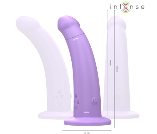 Intense Eddie Remote Control Silicone Intimate Machine 17.5cm Purple 10 Modes
