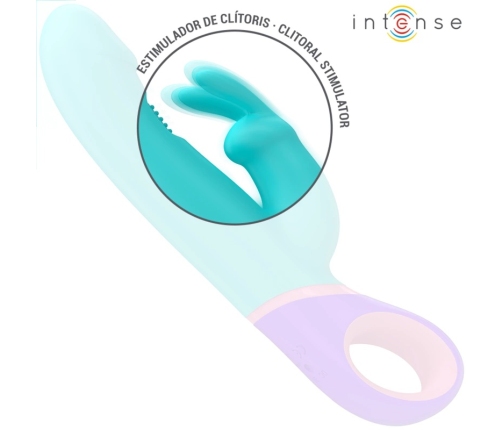 INTENSE Monica Blue Dual-Action Vibrator with Rotating Stimulation, 22.5cm