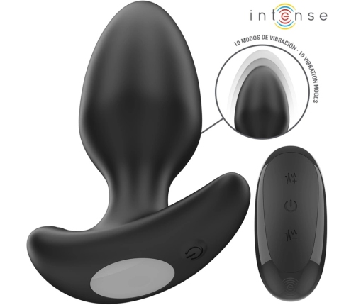 Intense Joey Wireless Anal Device 10 Vibration Modes Black Silicone 10cm