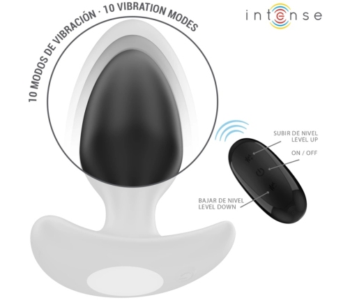 Intense Joey Wireless Anal Device 10 Vibration Modes Black Silicone 10cm
