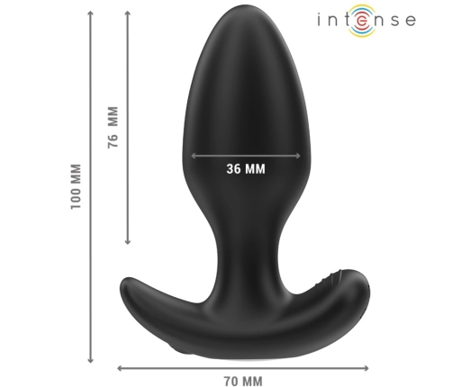 Intense Joey Wireless Anal Device 10 Vibration Modes Black Silicone 10cm